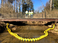 River Keeper Trash Trap Installation - January 14, 2022